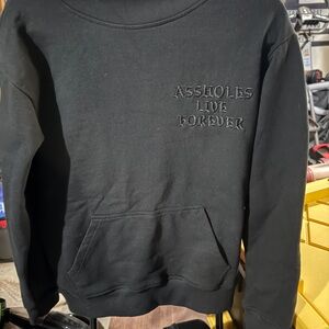 Black Graphic Sweatshirt-ALF